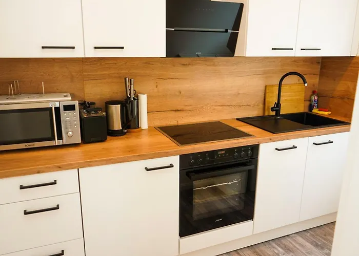 公寓 Dobben - Modern - Zentral- Balcony - Kitchen